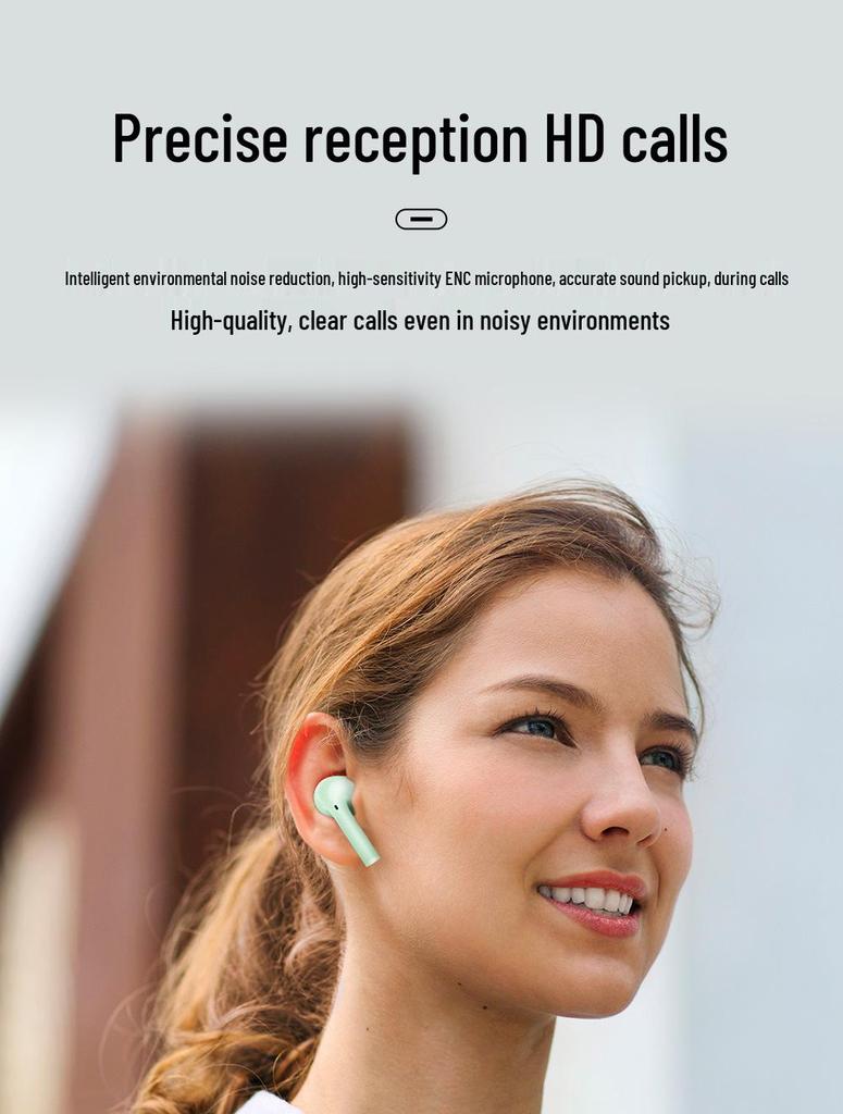 Wireless Bluetooth Earbuds - TWS, Long Battery Life, Gaming, Universal Fit