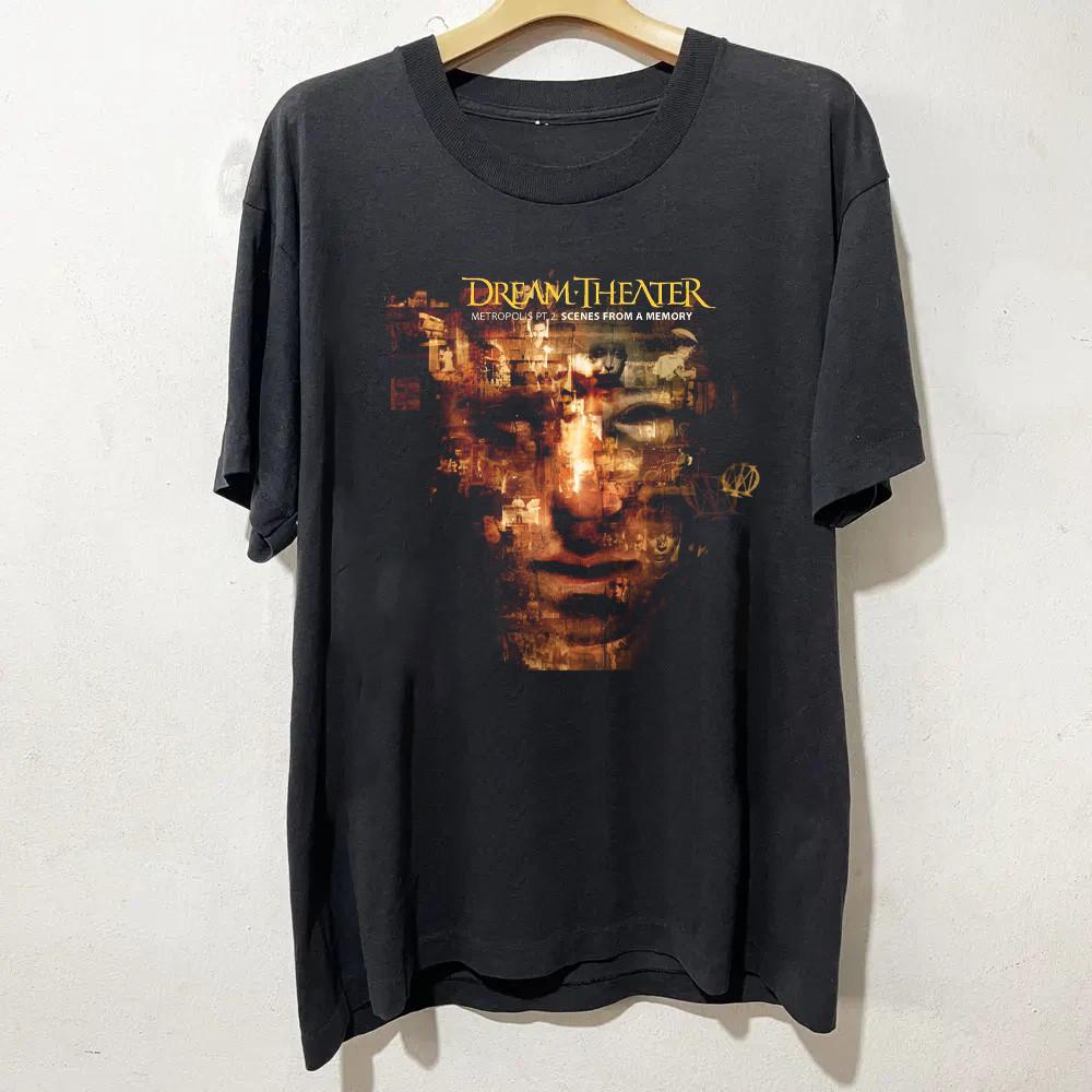 DREAM THEATER Metropolis Pt. 2 Black Cotton All size S5XL Shirt HN253 Unisex T-Shirt S
