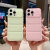 Applicable To Apple 17ProMax Mobile Phone Case Ice Through Heat Dissipation iPhone16 Cellular Mesh TPU Hollow 15 Soft Cover