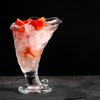 8.9oz 260ml Creative Glass Dessert Cup Transparent Reusable Yogurt Milk Tableware for Party Wedding Supply Ice Cream Juice Cups