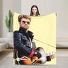 George Michael British Singer Blanket Quality Soft Warm  Throw Blanket Winter Girls Boys Couch Chair Sofa Bed Pattern Bedspread