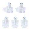 50PCS Clear Shelf Support Pegs Shelf Holder Pins Bracket Cabinet Clips Holder Furniture Hardware