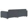 Vidaxl Sofa Rozsuwana Z Szufladami, Ciemnoszara, 90X200 Cm, Aksamit