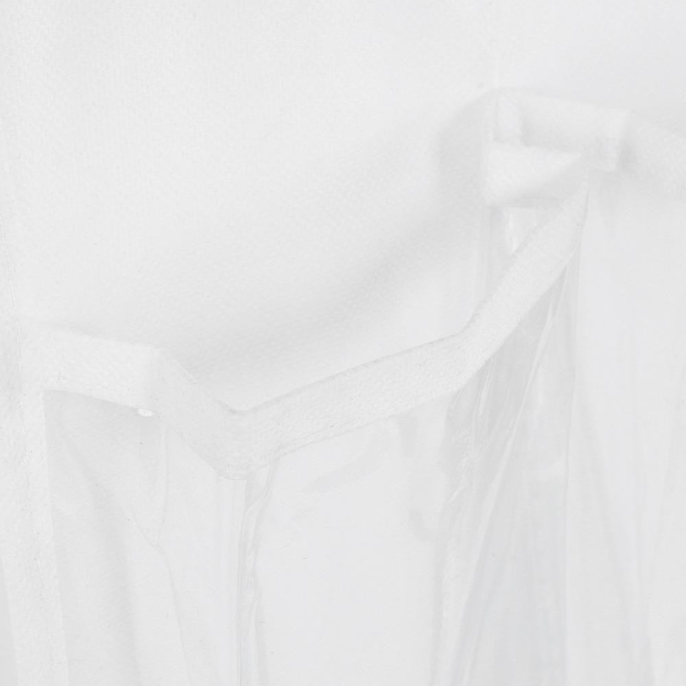 White Transparent Shoes Bags Non Woven Organizer Rack Hanging Storage Bags  Home Use