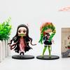 In stock Anime Demon Slayer Figure Doll Toy Nezuko Tanjirou Zenitsu Inosuke Kyoujurou Shinobu Giyuu  Model Toy Kids Xmas Gift