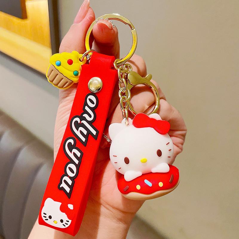 Adorable Cartoon Strawberry Bear Keychain Creative Gift Bag Charm For All Occasions