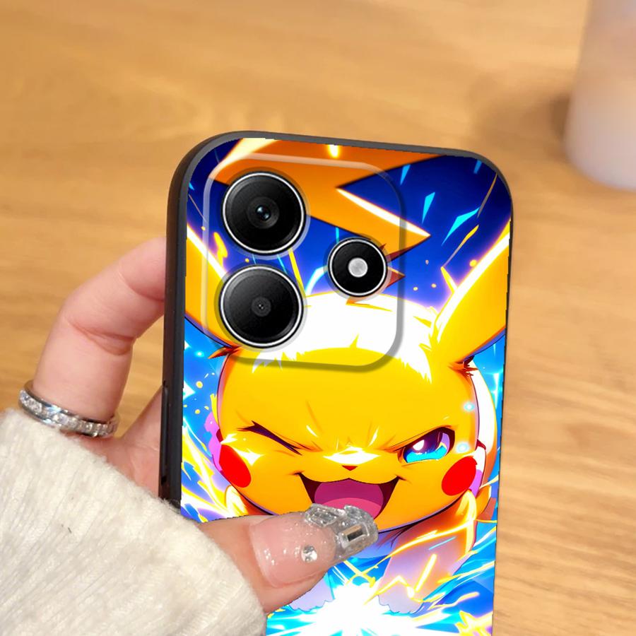 Cute Pokemon Pikachu Case for Xiaomi Redmi Note 14 12 Pro 13 Pro Plus 7 8 10 11s 12s 11 10S 9S 9 Funda Phone Cover