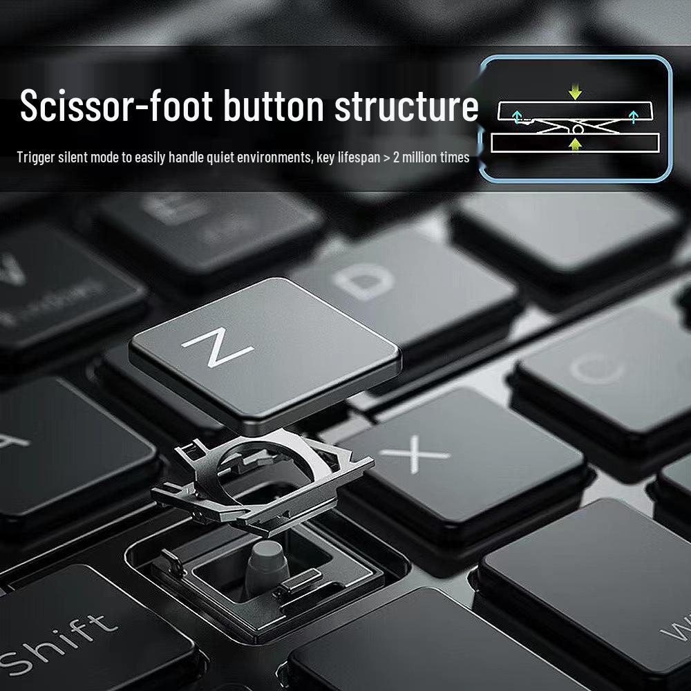 2025 Bluetooth Foldable Universal Keyboard for Tablets, Phones & Computers - Portable & Rechargeable