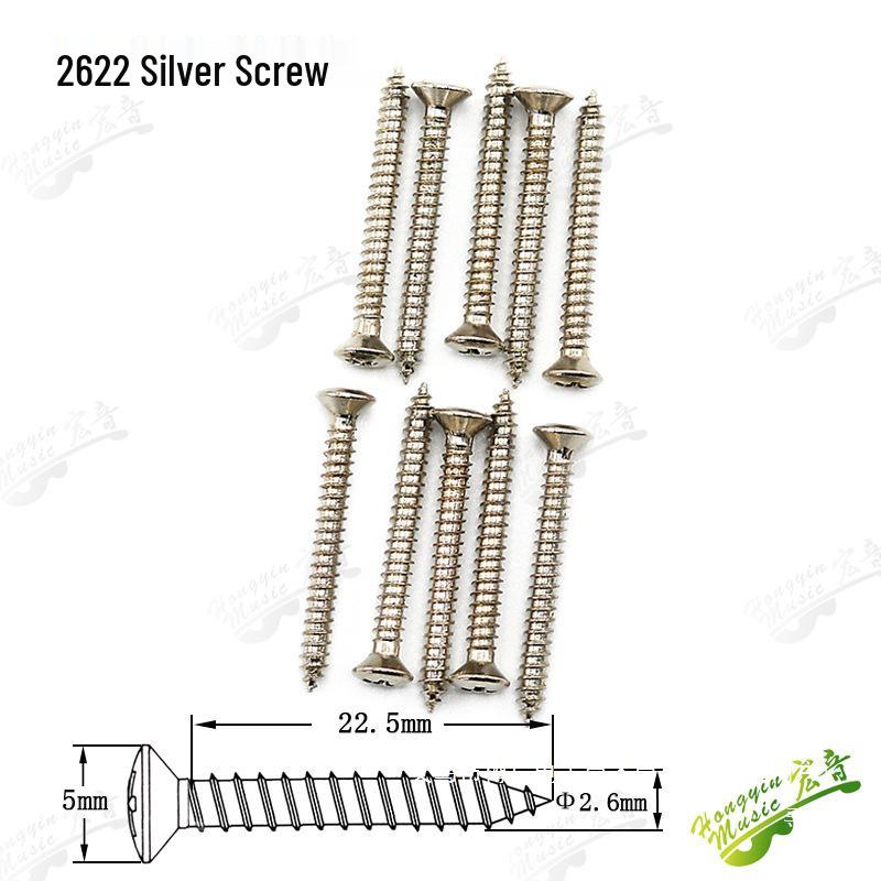 Korean Electric Guitar & Bass Hardware Set: Necks, Bodies, Pickups, Screws in Gold, Silver, Black