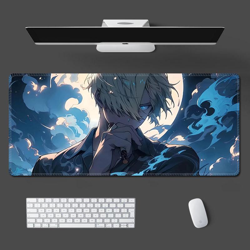 Home Office Non-slip Dirt-resistant Mouse Pad Keyboard Pad High Quality ONE PIECE Mouse Pad Luffy Roronoa Zoro Nami Table Pad
