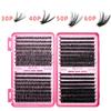 LuxuryLash Pro DIY Eyelash Extensions Kit - 32 Rows of D Curl Cluster Lashes (40P/50P/60P/80P)