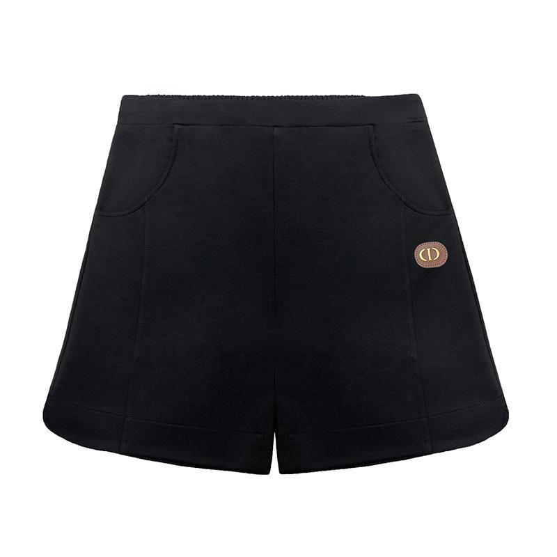 Women's Summer High-waisted Slimming Wide-leg Casual and Versatile Five-inch Pants