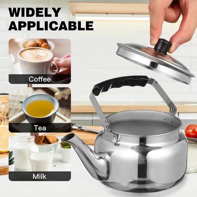 0.6-1.4L Gas Induction Cooker Kettle Stainless Steel Hotel Tea Kettle Coffee Pot  Outdoor Camping