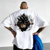 T-shirt Cotone Manica Corta Stampate Dragon Ball Anime Goku 2026 Estate Larghe Sportive Moda Uomo e Donna Girocollo