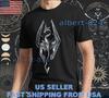 NEUES SHIRT SKYRIM LOGO EISEN GEPRÄGTES LOGO T-Shirt LUSTIG AMERIKANISCHE GRÖSSE S BIS 5XL