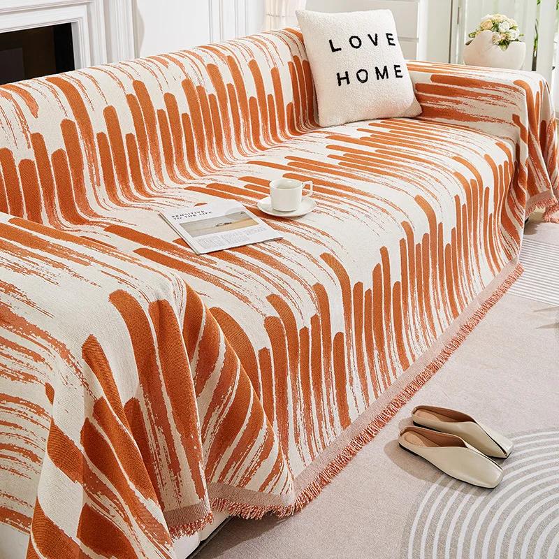 

Утолщенный двухсторонний Доступный Современный Простой Многофункциональный Чехол Одеяло Четыре Сезона Универсальный Чехол для Дивана Полный Чехол 180X230