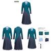 Wicked School Uniform Costume Set For Girls With Polyester Fabric For Halloween And Cosplay