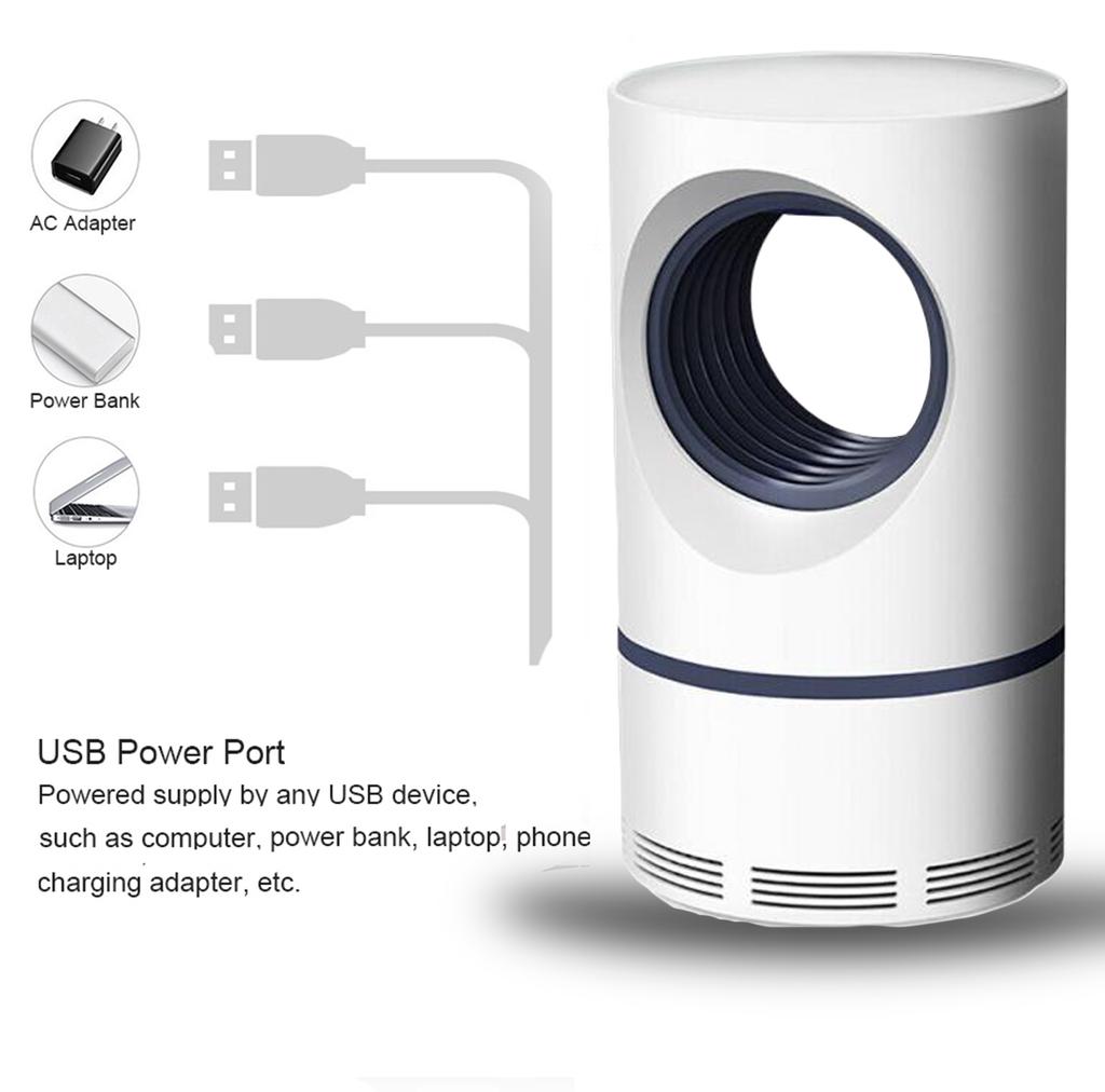 Electric Indoor Mosquito Trap USB Power Insect Mosquito Killer UV Light LED Mosquito Lamp Non-Toxic
