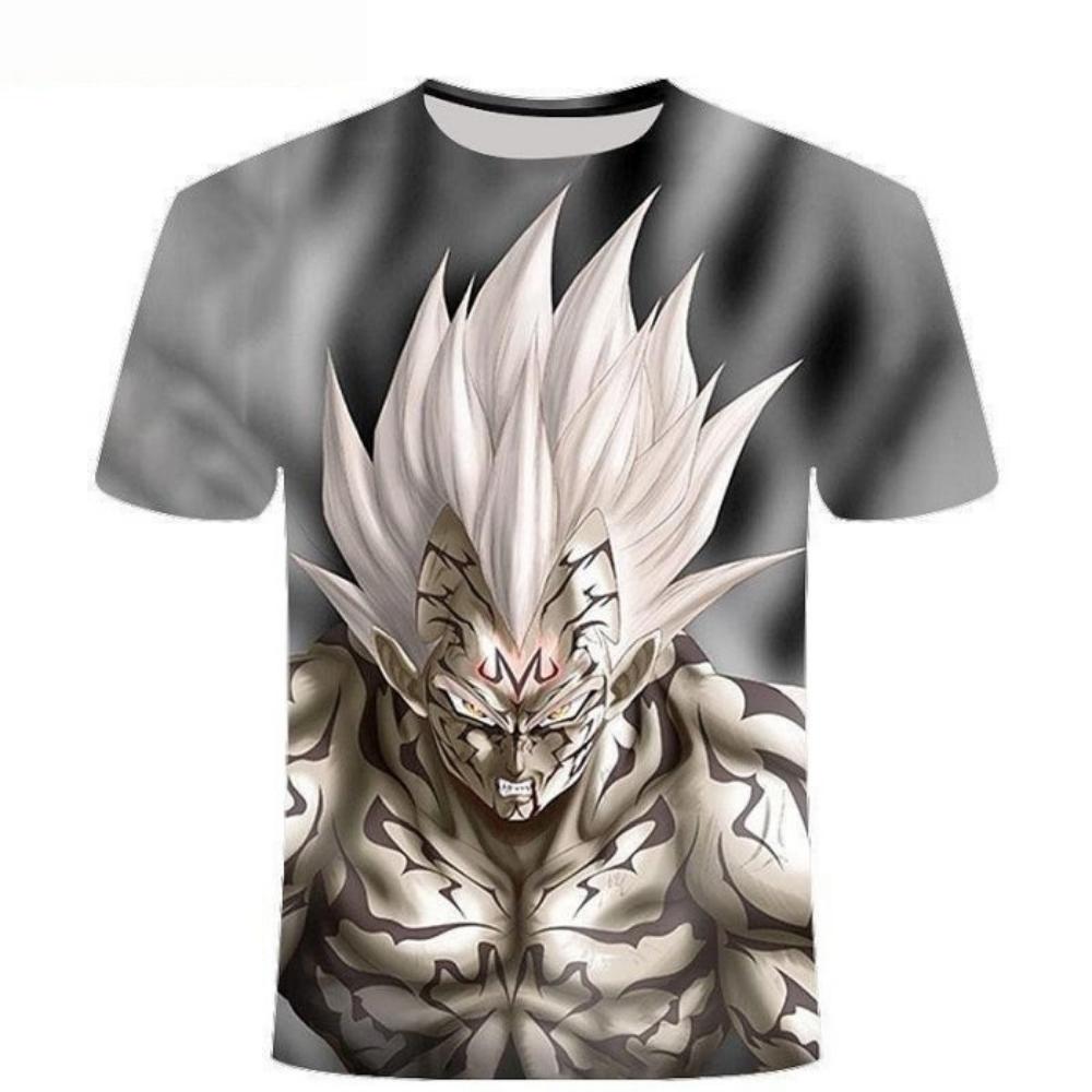 2026 Summer Dragon Ball Retro Fitness T-shirt Oversized 3D Printed Short-sleeved Unisex Children's Sports Shirt