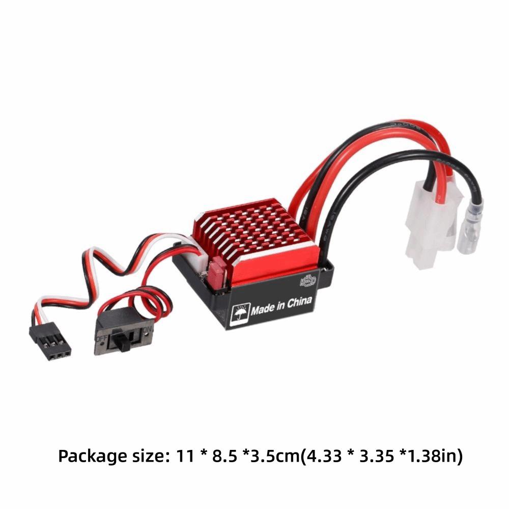 60A Electronic Speed Controller Brushed Motor RC Car Brushed ESC Durable 60A Brushed ESC