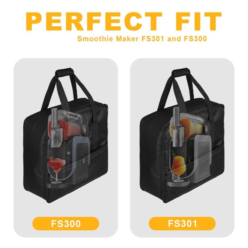Portable Travel Case for Iced Drink Maker with Comfortable Handle Ideal for Easy Carry During Travel and Home Use