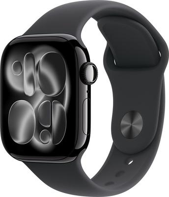 Apple Watch Series 11 5G 46mm Aluminium Jet Black Sport Band Black S/M