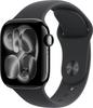 Apple Watch Series 11 5G 46mm Aluminium Jet Black Sport Band Black S/M