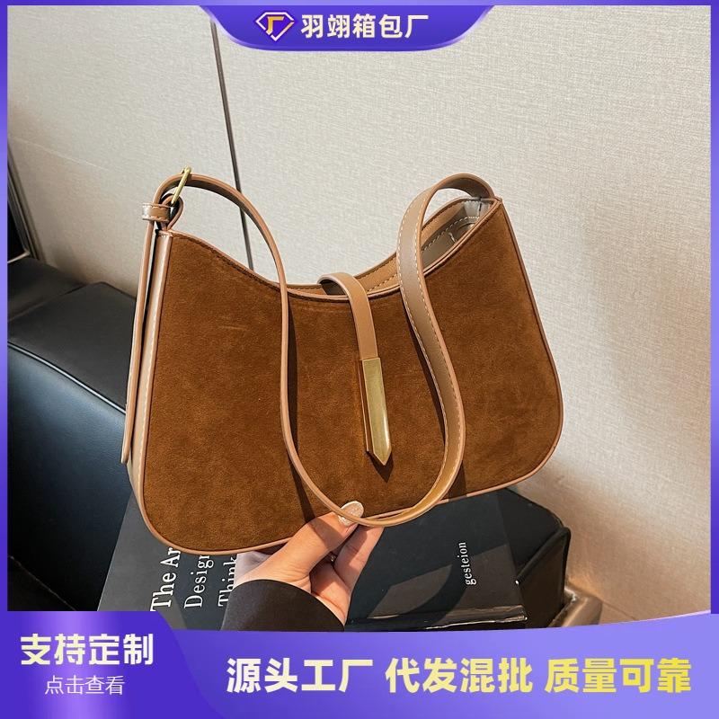 Niche Retro Modern Underarm Bag Women's Autumn New Simple Temperament Versatile Shoulder Handbag
