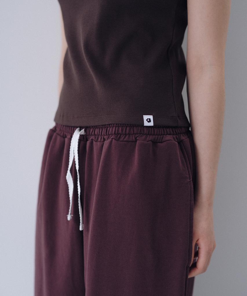 Ohesio Two-Way Straight Pants, Burgundy