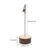 20 Pieces Name Card Holder with Clip Photo Holder Place Card Holder Photo Stand Memo Holder for Business Cards