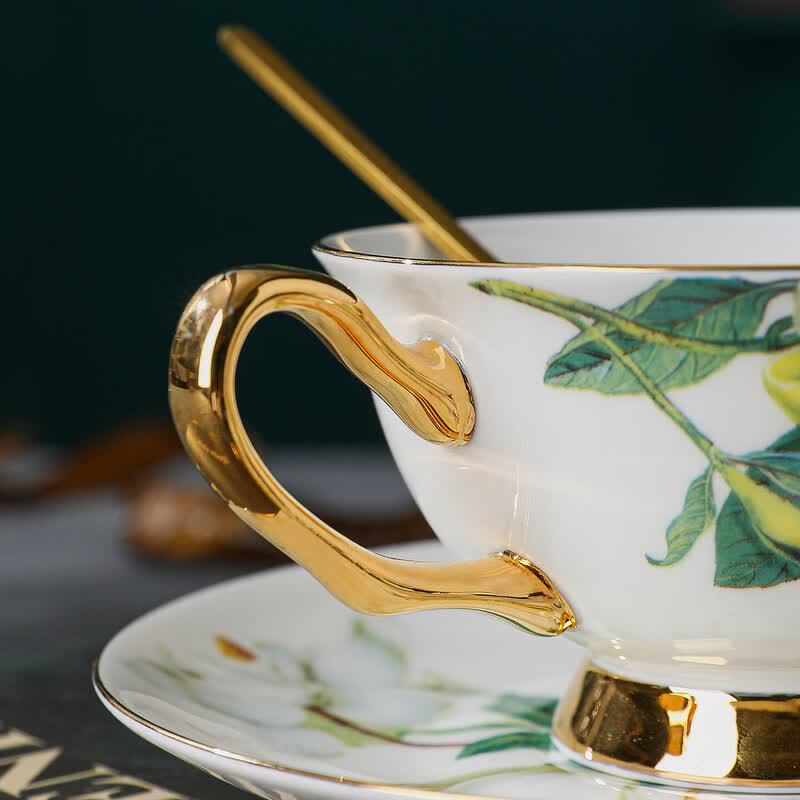 Luxury Bone China Coffee & Tea Set