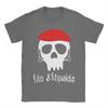 T-Shirt Sommer Fito Fitipaldis Band Schädel mit rot karierter Baskenmütze Neuheit T-Shirts Baumwolle Herren Damen