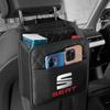 djbf10 Car Seat Storage Bag Pu Leather Cup Pockets Stowing Tidying For Seat Leon Ibiza Alhambra Exeo Altea Arona Mii IBL Car Accessorie