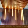 Dimmable Light Strip with Light Wood Veneer Grille and Aluminum Profile