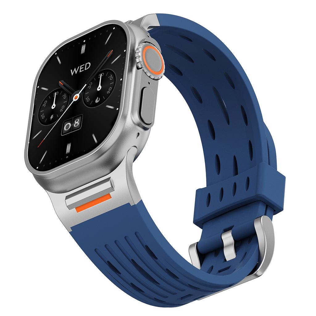 3 Style New Sport Band For Iwatch Ultra 3/2 49mm 42 44 45 46mm Silicone Strap For Apple Watch Series 11 10 9 8 7 6 SE3 Bracelet
