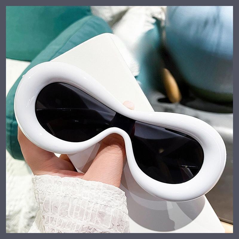 Funny Oval Sunglasses New In Oval Sunglasses For Men Women Quirky Personality Sun Glasses Candy Color Goggle Sun Glasses