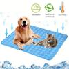 Self Cooling Mat Pet Cat Cooling Mat And Sleeping Pad For Pets Summer Cool Pads Blanket Washable Ice Silk Breathable Mat