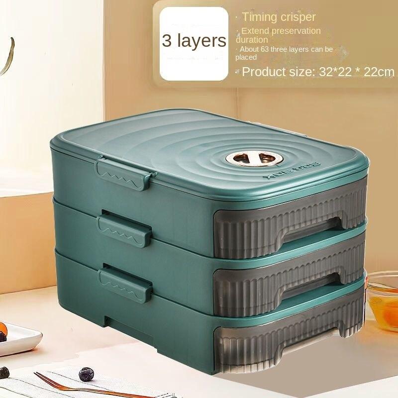 Cutie de depozitare pentru ouă cu tragere și împingere Suport pentru ouă de capacitate mare pentru frigider, cutii de depozitare pentru ouă în stare proaspătă de uz casnic