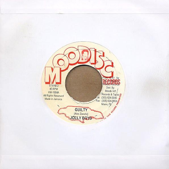 7inch Record JOLLY BOYS / JO JO BENNETT & MUDIES - Guilty / Velvet Mood HM1004 Moodisc Records Jamaica Reggae, Ska & Dub Used