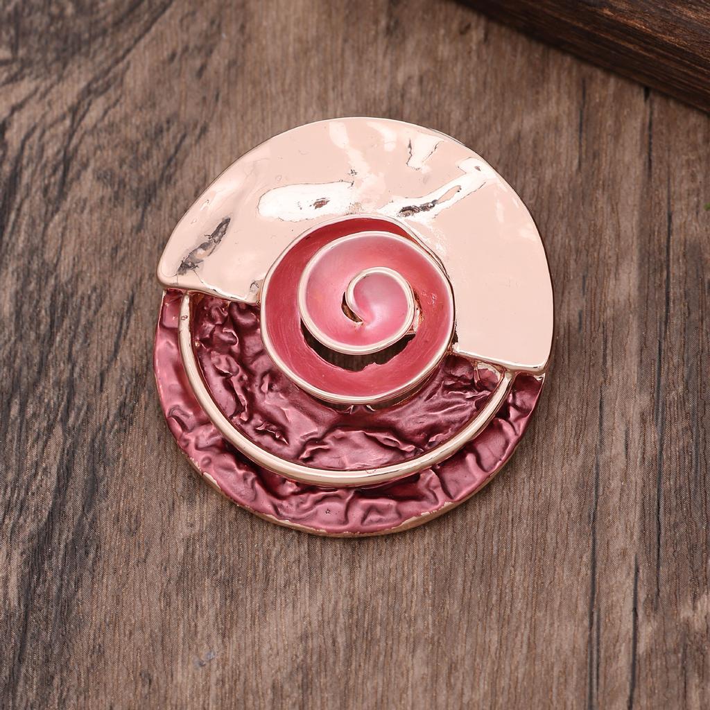 New Round Geometric Compass Magnetic Brooch, Retro Compass Ladies Party Versatile Multifunctional Brooch