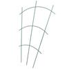 KADAX Potted Ladder Support For Plants Flowers Steel Stake Green 3pcs