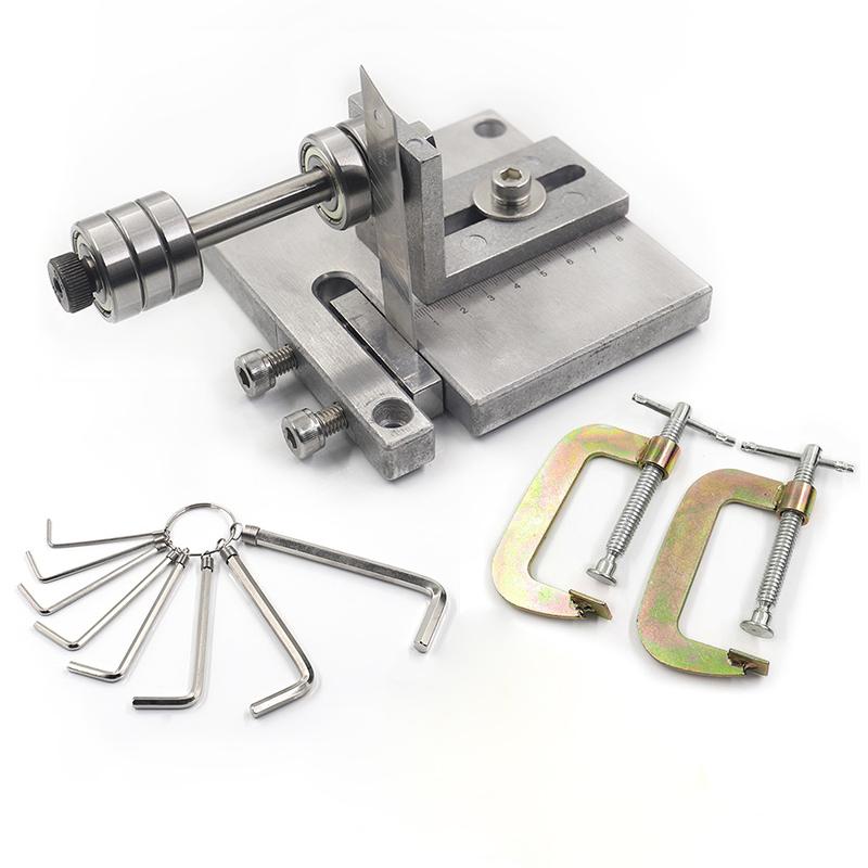 

Steel Leathercraft Cutting Machine Set, Strip & Rope Cutter - 1set DIY Leather Belt Strap Making Tool Kit for Leather Craft Work срібний