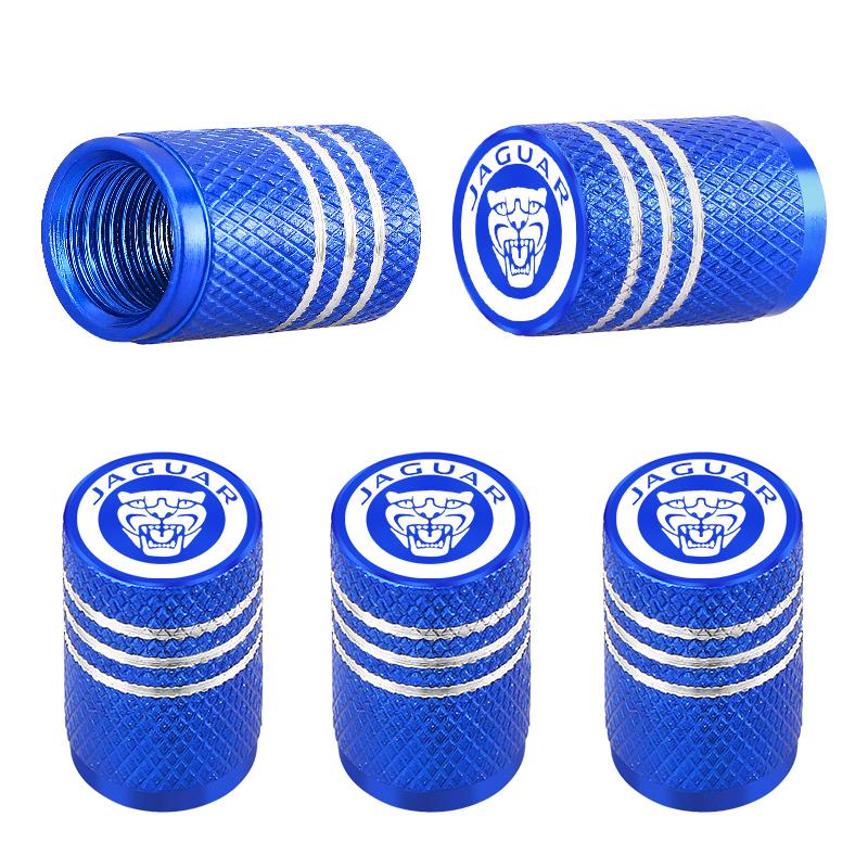 5Pcs Car styling Metal Wheel Tire Valve Caps Stem case For Jaguar Growler XF XE XJ F-Pace X-Type S-Type F-Type E-Pace I-PACE PP23