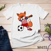 Dabbing Fox America Soccer Fans US Flag Football Lovers Unisex T-shirt