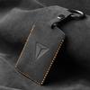 For Changan Deepal SL03 S07 G318 S05 Suede Leather Key Case Cover Full Package Keychain HandSewn Storage Bag Keychain Fob Holder