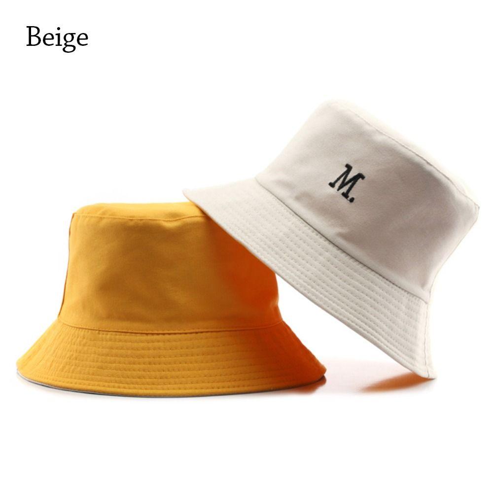 New Double-Sided Bucket Hat Women Men Beach Anti-UV Sun Hat Wide Brim Visors Foldable Portable Summer Fisherman Panama Cap