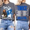 2026  Jeongyeon dei Twice Moda Estiva Trendy Uomo Donna Vintage Top Hip Hop Streetwear T-shirt Oversize Manica Corta Abbigliamento Casual Y2K