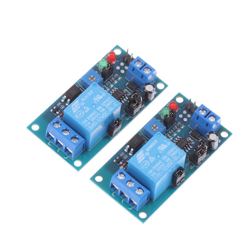 Adjustable Time Delay Relay Module 5V/12V Dc Turn On /Delay Turn Off Relay Switch Module With Timer Relays Board