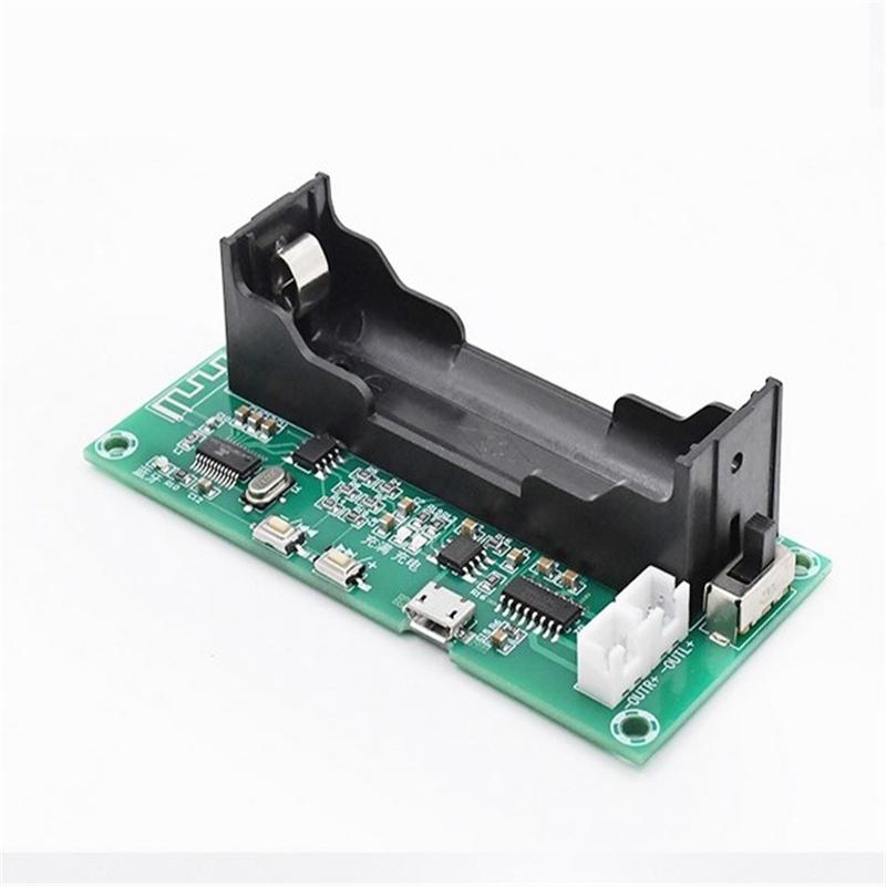 Bluetooth 5.0 Amplifier Board Lithium Battery Holder Dual Channel 2*3W&5W Stereo