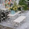 Amerikanischer Retro Vogel Eisenkunst Dreistufiger Garten Blumentopfständer